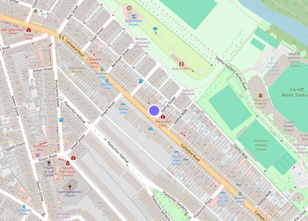 Map: Lincoln House Private Hotel
